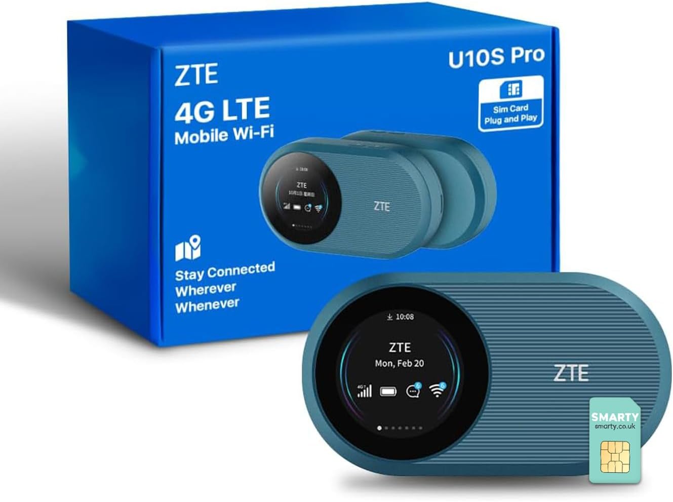 POCKET ROUTER ZTE U10S PRO 4G MOBILE WIFI 6 HOTSPOT UNIVERSALE